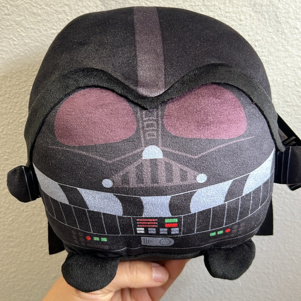 Star Wars Cuutopia Darth Vader Character Plush , Soft Rounded Pillow 8” …‎